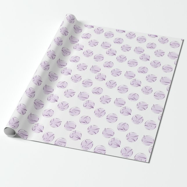 Pilates-Posen Geschenkpapier (Ungerollt)