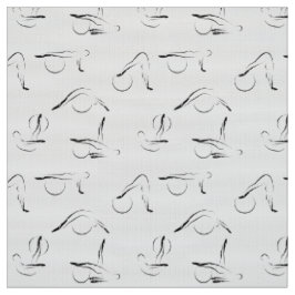 Pilates-Posen Stoff