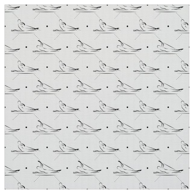Pilates-Posen Stoff (Muster)