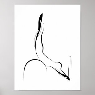 Pilates Poseplakat Poster