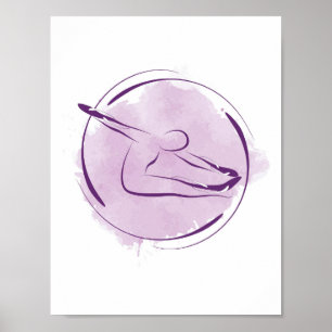 Pilates Poseplakat Poster
