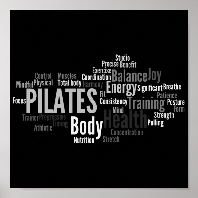 PILATES Poster (Vorne)