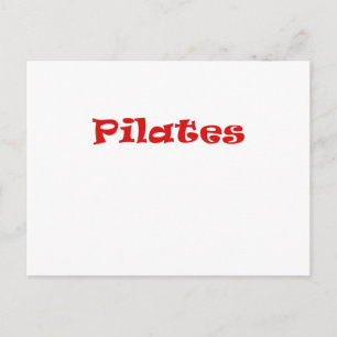 Pilates Postkarte