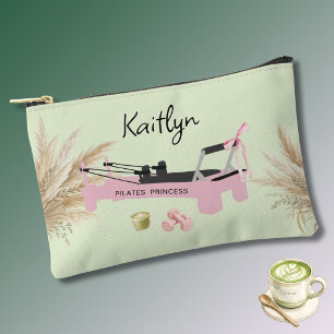 Pilates Prinzessin Rosa Reformer & Matcha Zubehörtasche