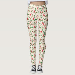 Pilates Reformer Weihnachtsmann nahtlose Weihnacht Leggings