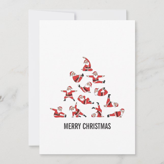 Pilates Santa Mat Weihnachten (Vorderseite)