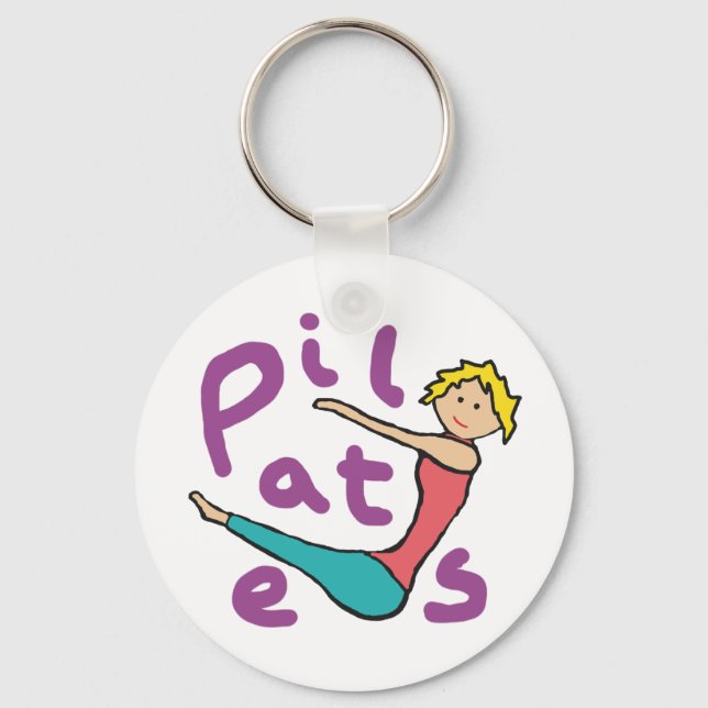 Pilates Schlüsselanhänger (Vorderseite)