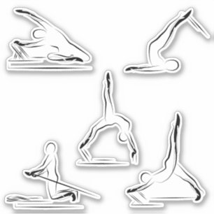 Pilates Scrapbook Stationery Stickers Aufkleber