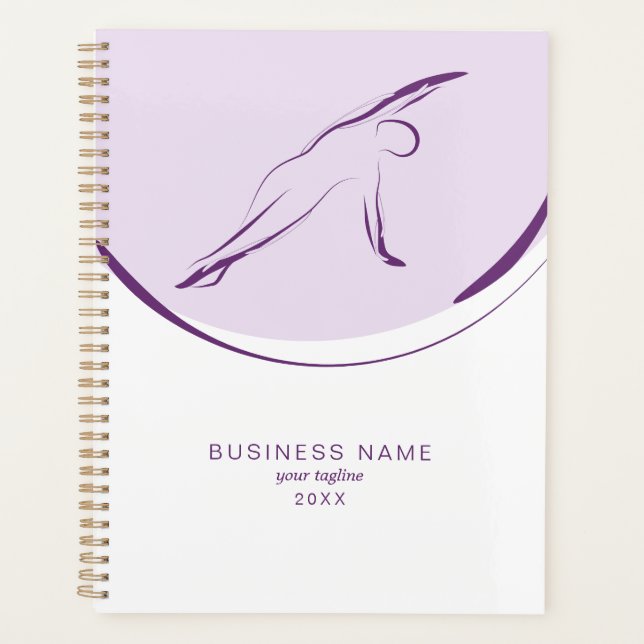 Pilates Side Bend Pose | Farbe Planer (Vorderseite)