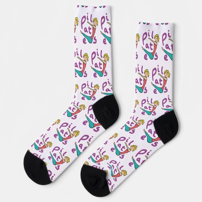 Pilates Socken (Linkes Detail)
