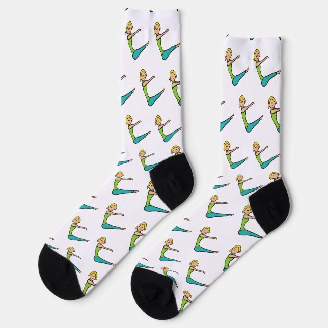 Pilates Socken (Linkes Detail)