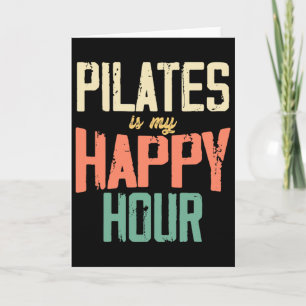 Pilates Sport Fitness Übungstraining Workout I Karte