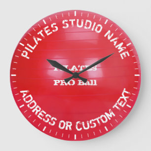 Pilates Studio-Inhaber Pilates Klasse Pilates Große Wanduhr