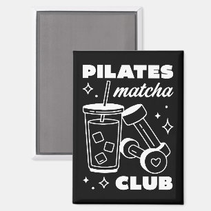 Pilates- und Matcha-Latte-Liebhaber-Club Magnet