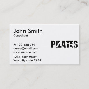 Pilates Visitenkarte