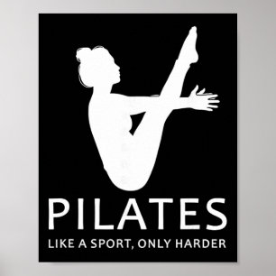 Pilates wie ein Sport nur härter lustige Controlog Poster