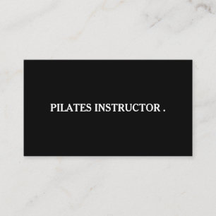 Pilates Yoga-Lehrer-Lehrer Visitenkarte