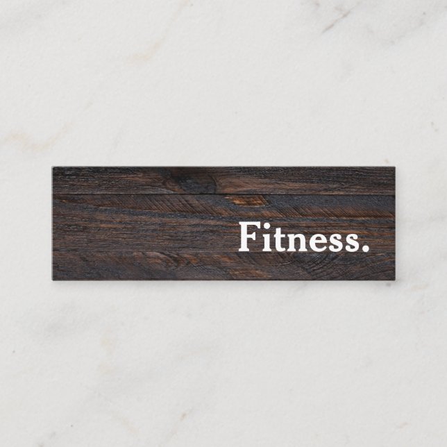 Pilates Yoga Lehrer Mini Visitenkarte (Vorderseite)