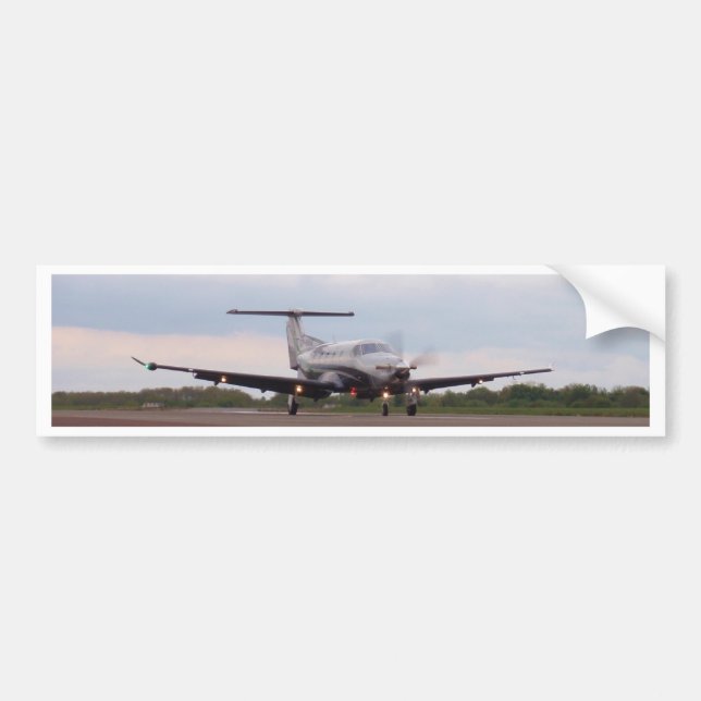 Pilatus PC 12 Autoaufkleber (Vorne)