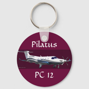 Pilatus PC-12 Porträt, Pilatus, PC 12 Schlüsselanhänger