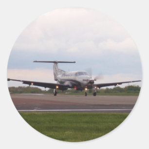 Pilatus PC 12 Runder Aufkleber