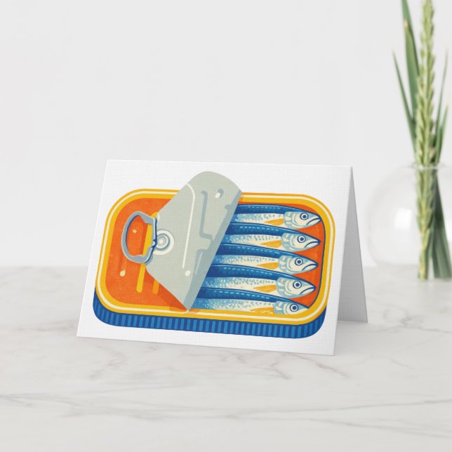 Pilchards Design Dankeskarte (Vorderseite)