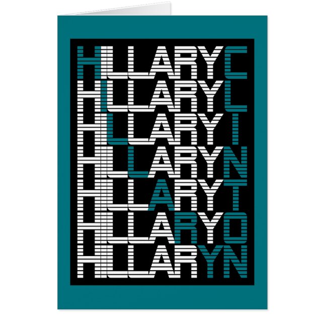 pile de type hillary clinton (Devant)