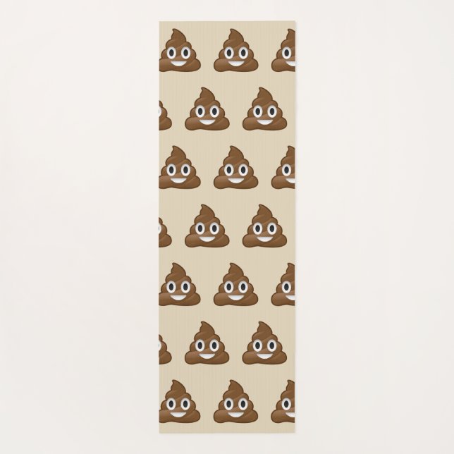 Pile d'Emoji de tapis de yoga de poo (Dos)