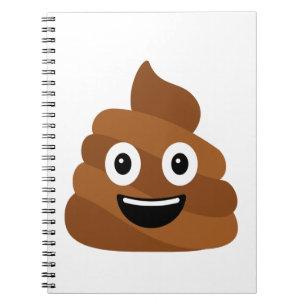 Pile der Poo-Emoji-Tasse Notizblock