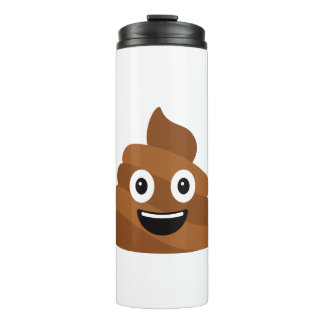 Pile der Poo-Emoji-Tasse Thermosbecher