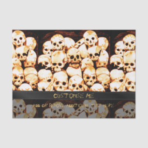 Pile-O-Skulls (gealtert) Seidenpapier
