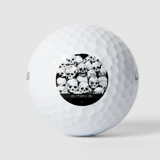 Pile-O-Skulls Golfball (Vorderseite)
