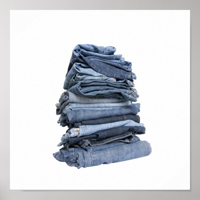 pile of jeans poster (Vorne)