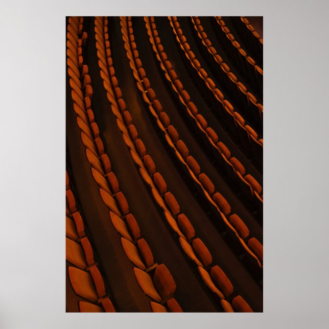 Pile of yellow chairs poster (Vorne)