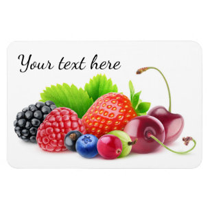Pile von frischen Beeren Magnet