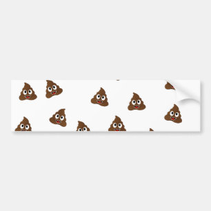 Pile von Poo emoji lächelnd kacke Autoaufkleber