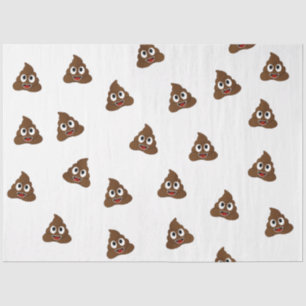 Pile von Poo emoji lächelnd kacke Seidenpapier