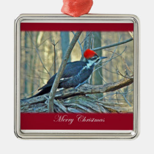 Pileated Woodpecker Frohe Weihnachtsschmuck