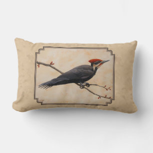 Pileated Woodpecker Tan Lendenkissen