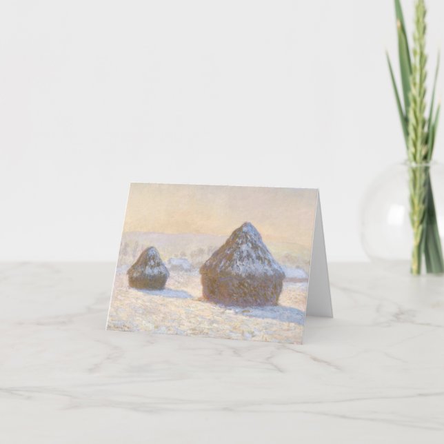 Piles à roues, Effet Neige, Carte pour notes du ma (Devant)