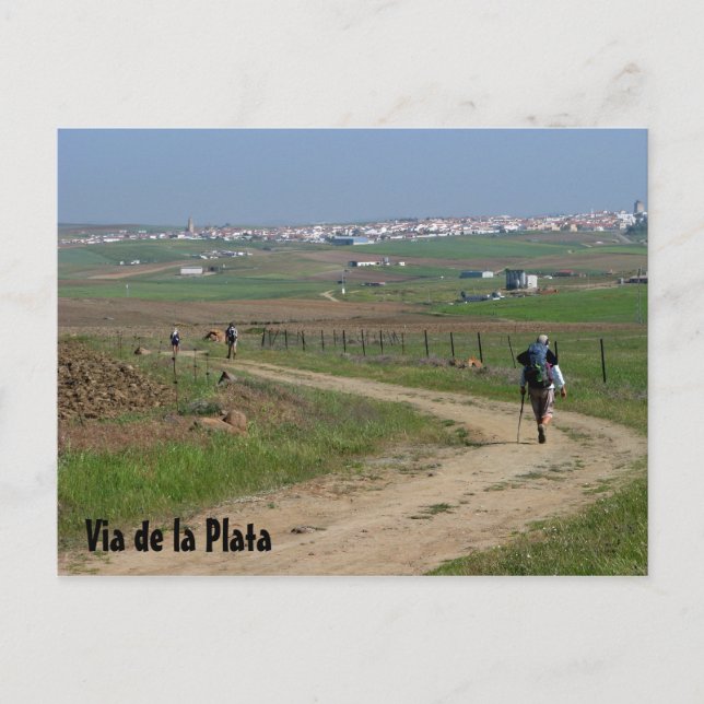 Pilger auf der VdlP-Postkarte Postkarte (Vorderseite)