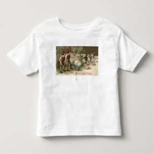 Pilger, die Ostereier unterstreichen Kleinkind T-shirt
