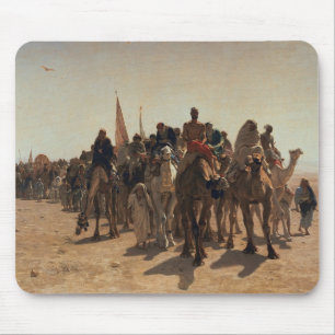 Pilger, die zu Mekka, 1861 gehen Mousepad