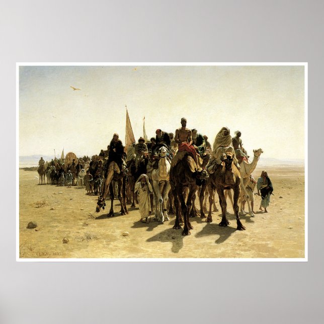 Pilger gehen nach Mekka Poster (Vorne)