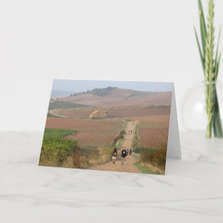 Pilger-gehende Karte