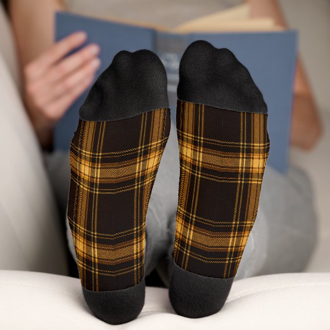 Pilger-Tartan Socken (Unterseite)