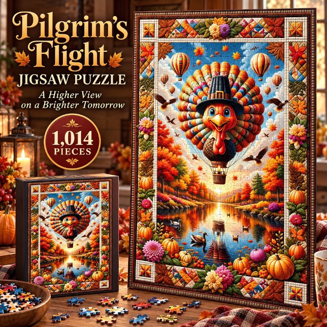 Pilgerflug Truthahn 1.014-Teile-Puzzle (Von Creator hochgeladen)