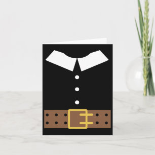 Pilgrim Costume Halloween Funny Erntedank Boys Karte