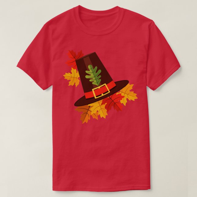 Pilgrim Hat T-Shirt (Design vorne)