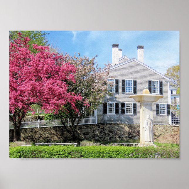 Pilgrim Mother Plymouth MA Spring Poster (Vorne)
